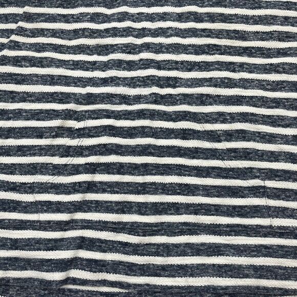 Style Co Essential Sweatshirt Women Plus 0X Black White Stripe Lightweight Basic - Picture 4 of 5